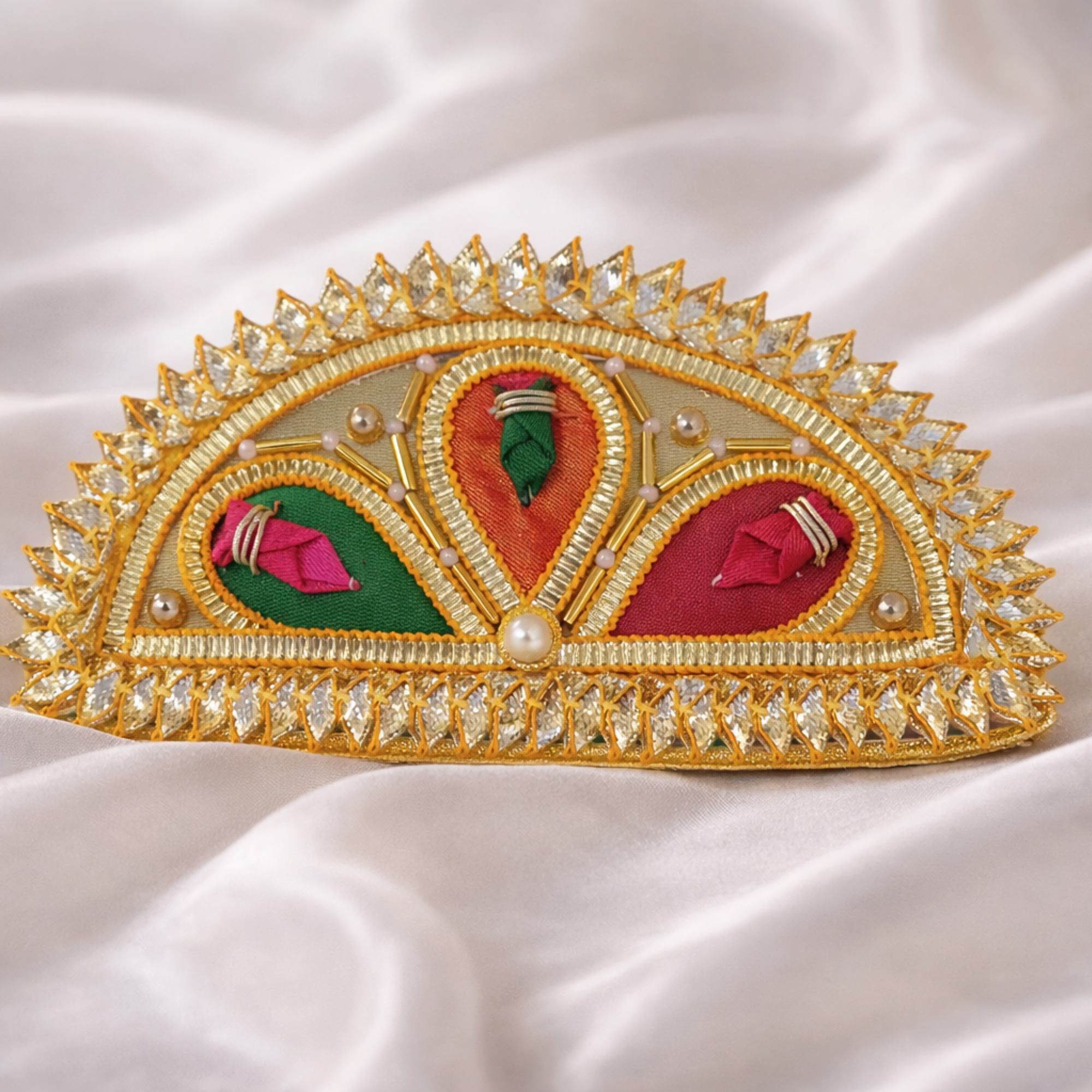 Handcrafted Decorative Embellished Gota Patch (12 Pieces)