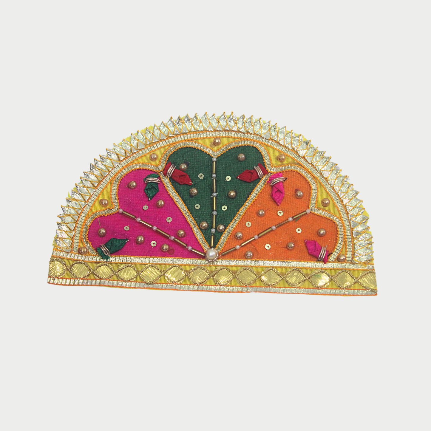 Yellow Embellished Gota Patch (12 Pieces)