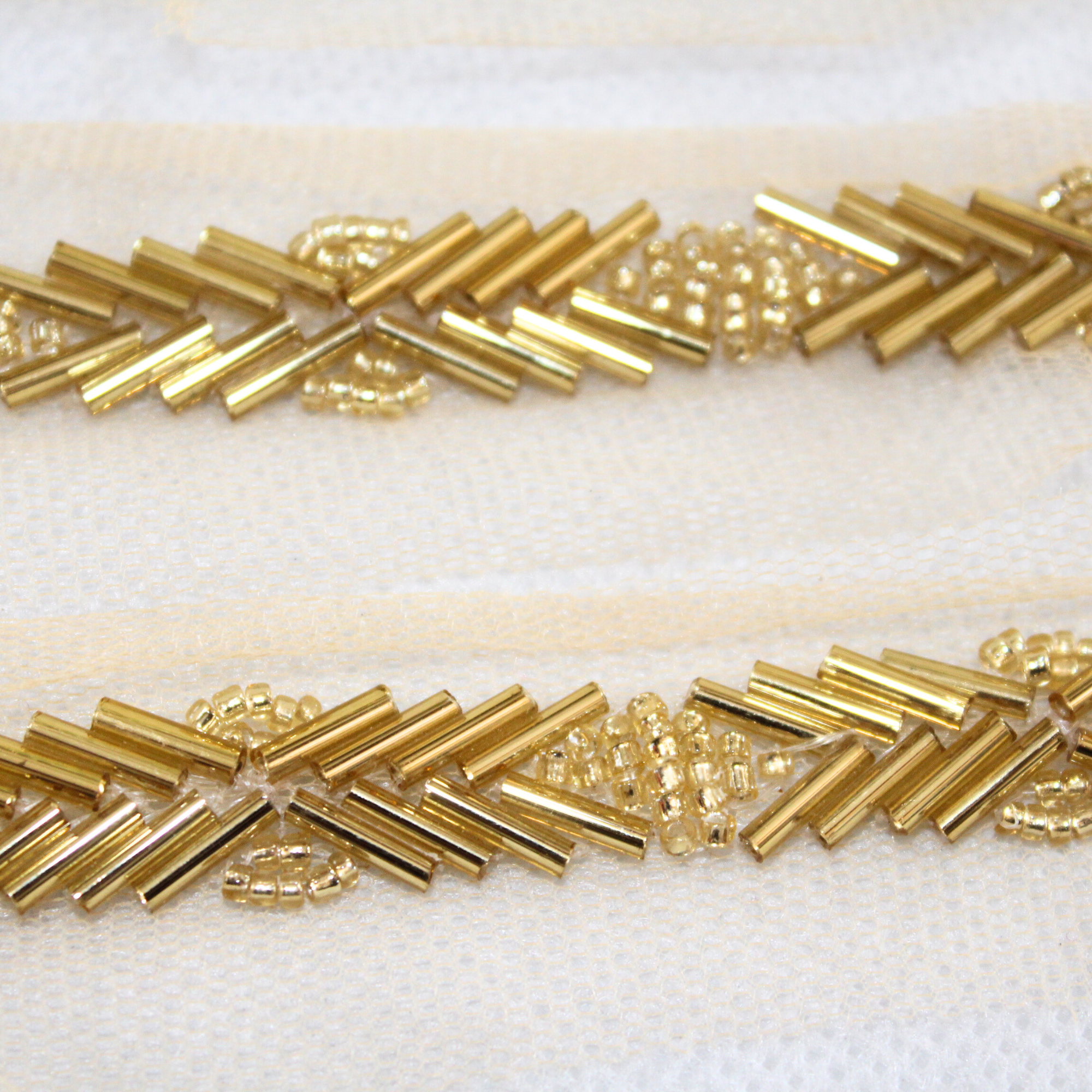 Handcrafted Cutdana Embellished Trim