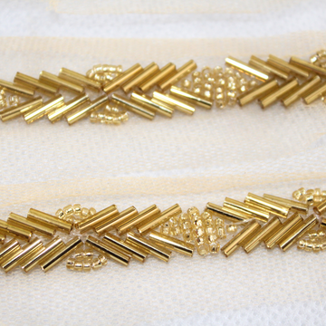 Handcrafted Cutdana Embellished Trim