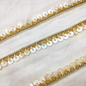 Light Gold Cutdana Embellished Trim