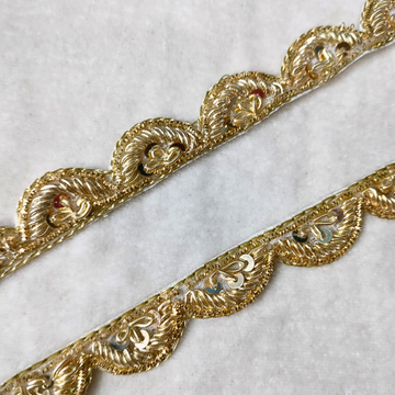Golden Scalloped Trim