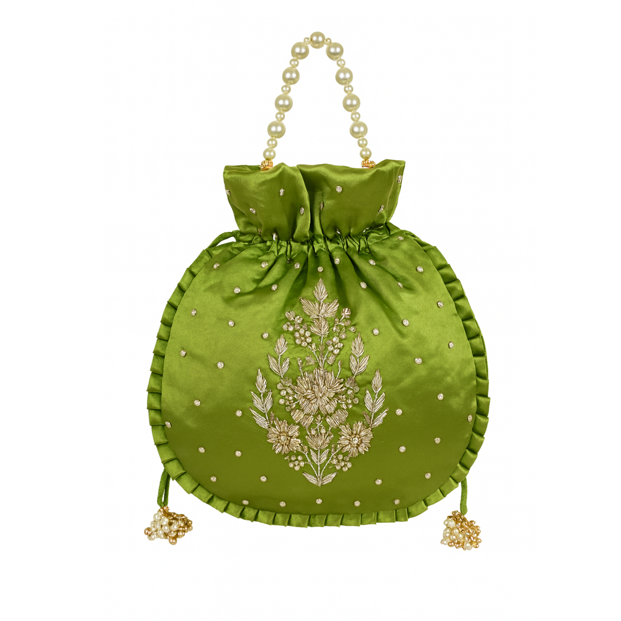 Olive Charm Potli