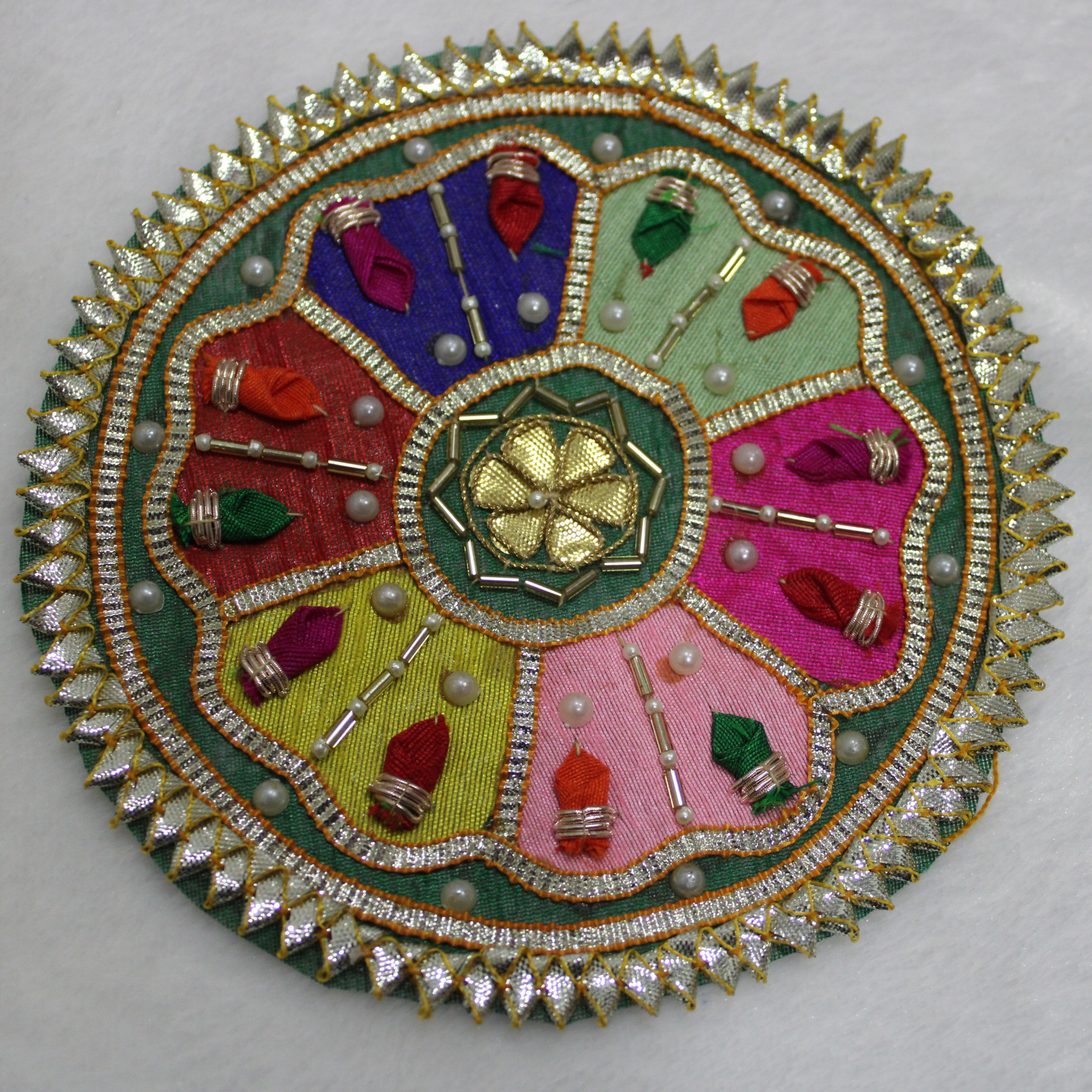 Green Embellished Gota Patch