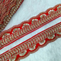 Red Fancy Zari Trim