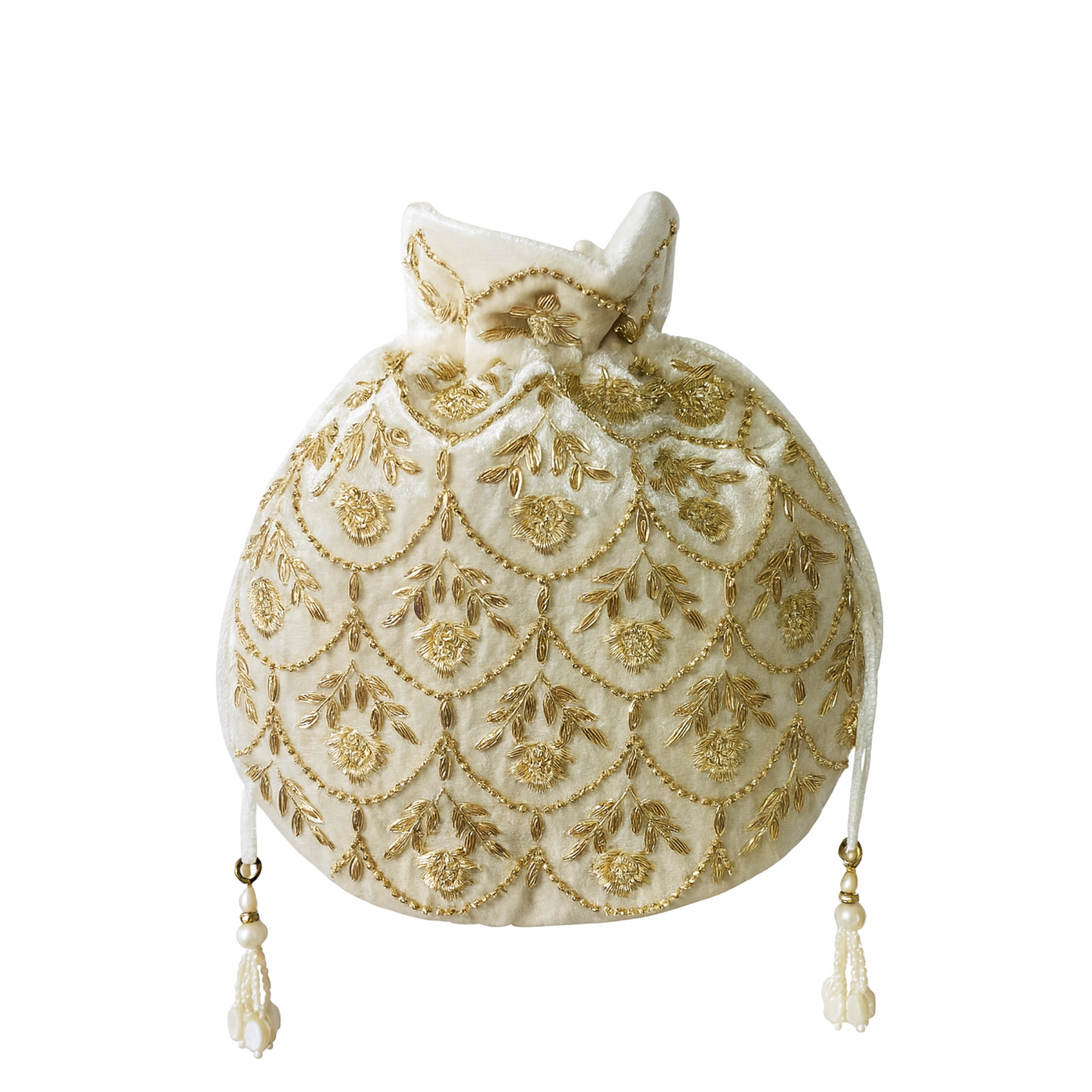 Ivory Floral Batwa