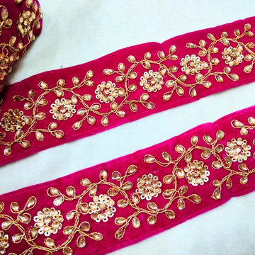 Fancy Velvet Zari Work