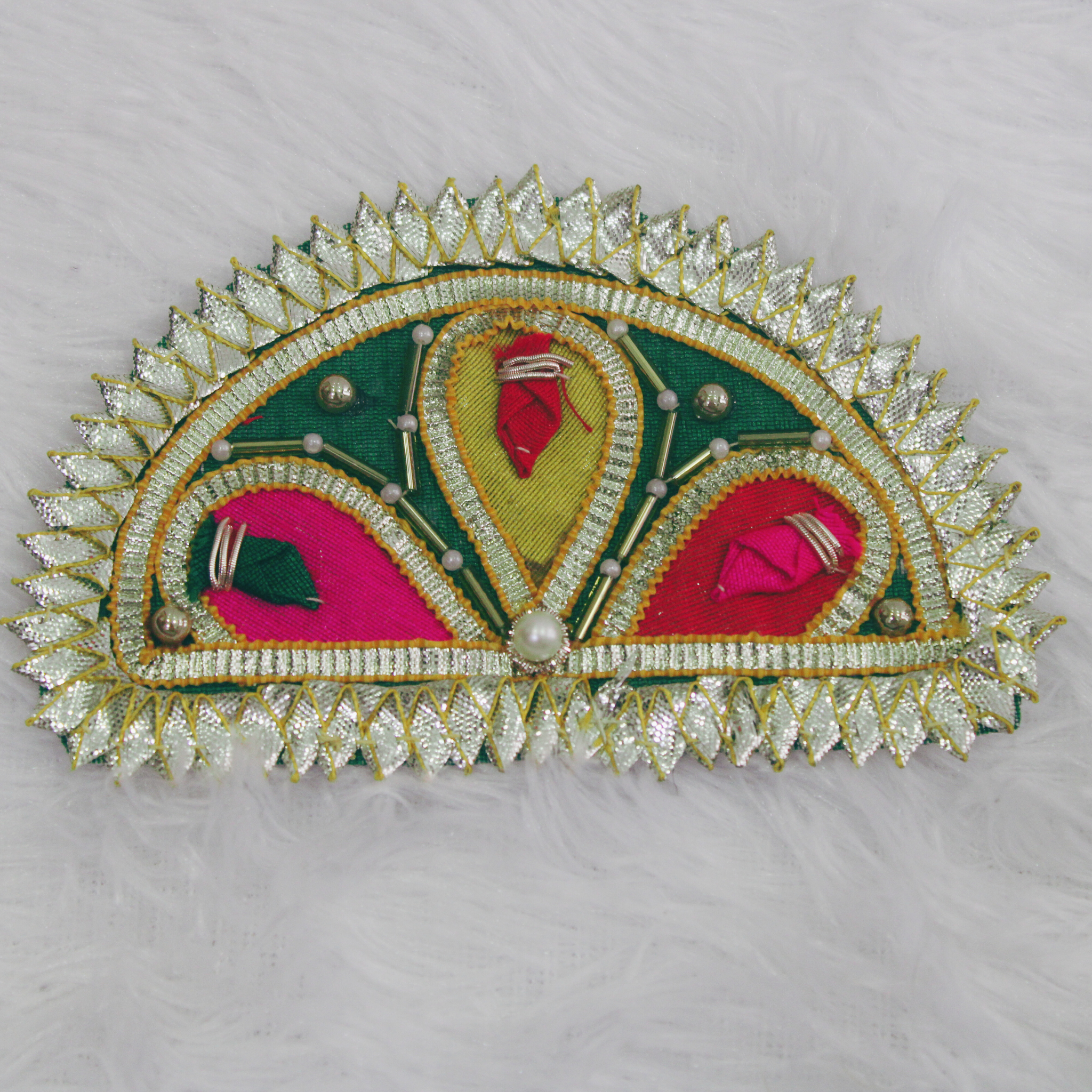 Green Embellished Gota Patch