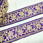 Purple Fancy Sequin Work Trim