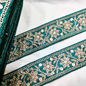 Rama Green Fancy Sequin Work Trim