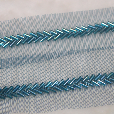 Embellished Cutdana Handwork Trim hover