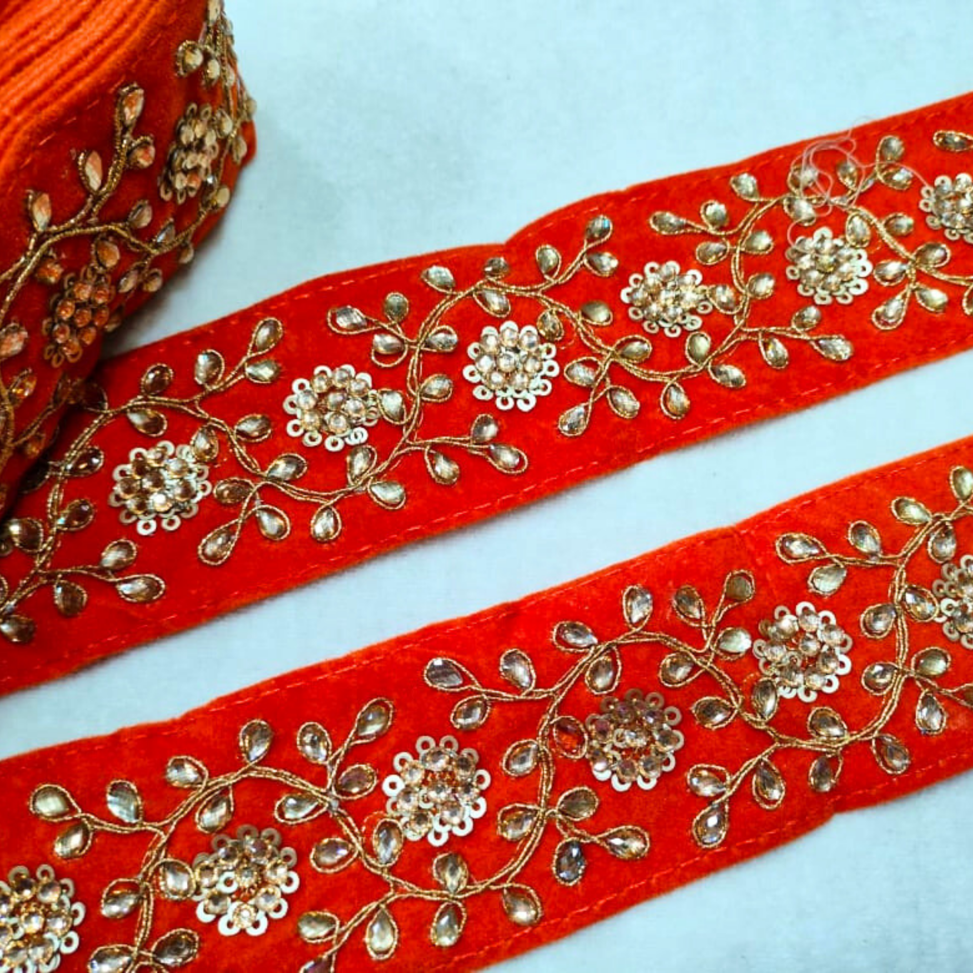 Fancy Velvet Zari Work