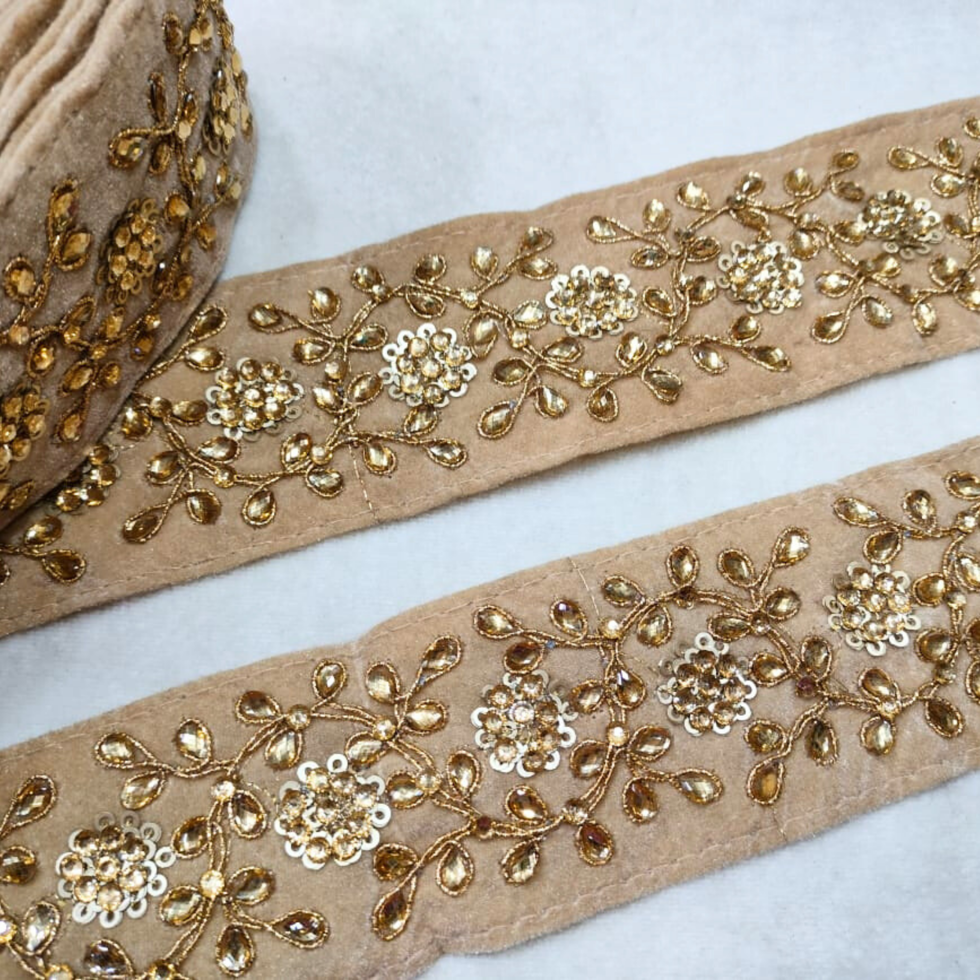 Fancy Velvet Zari Work