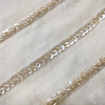 Light Gold Embellished Border