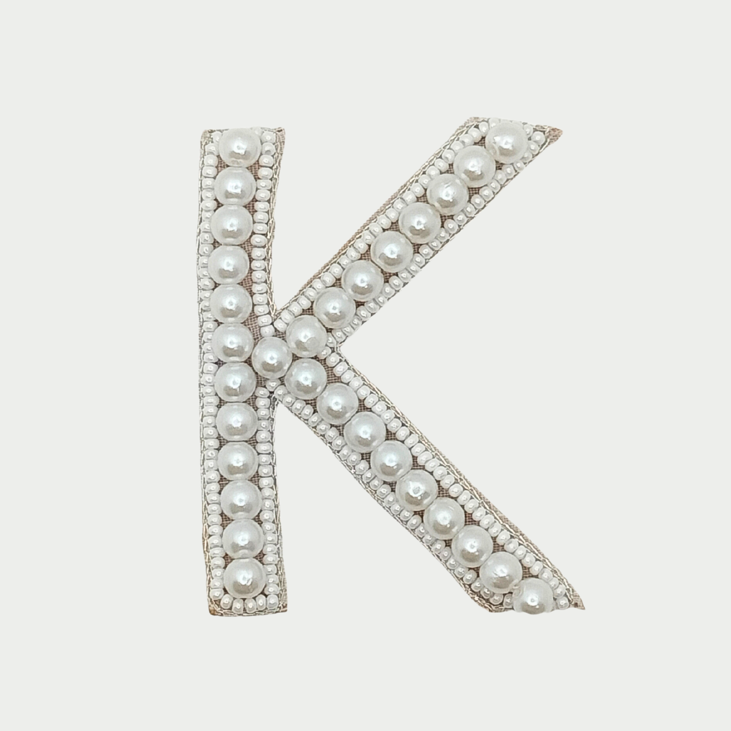 Oceanic Pearl Alphabet 'K' Patch