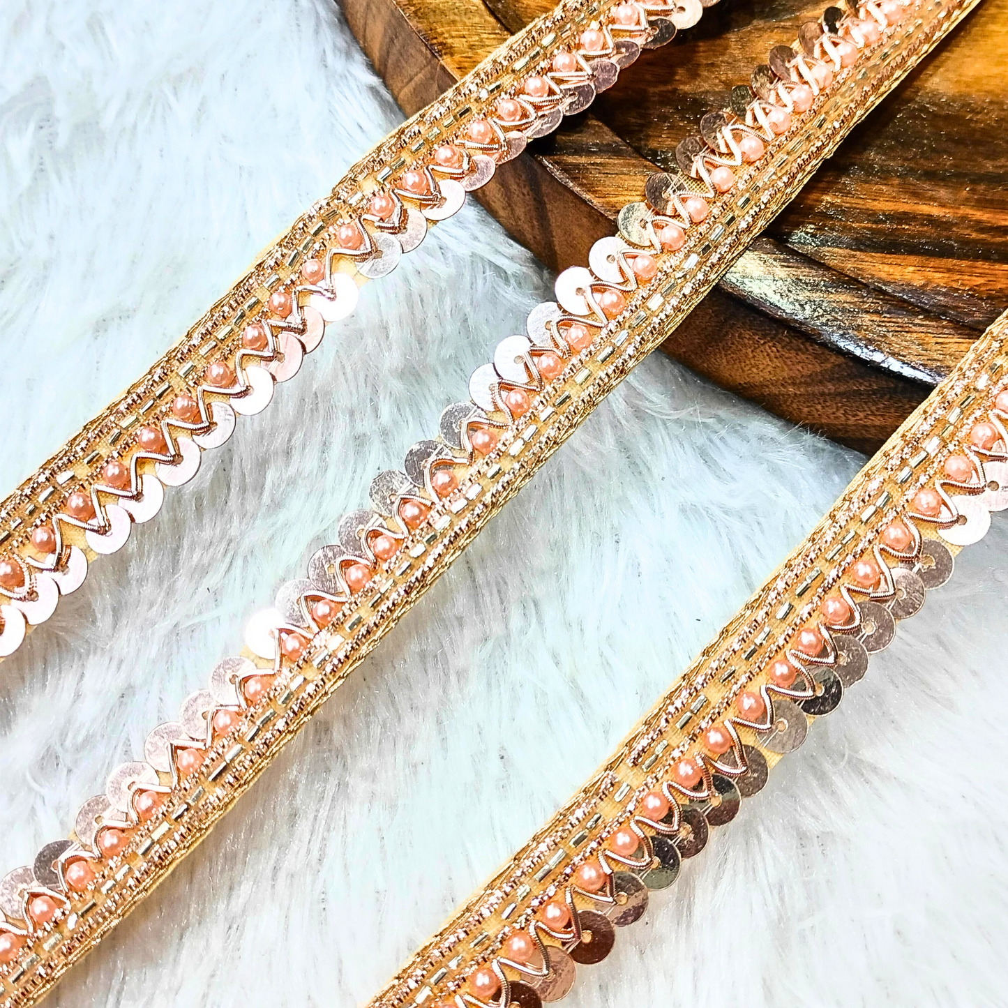 Rose Gold Handwork Trim