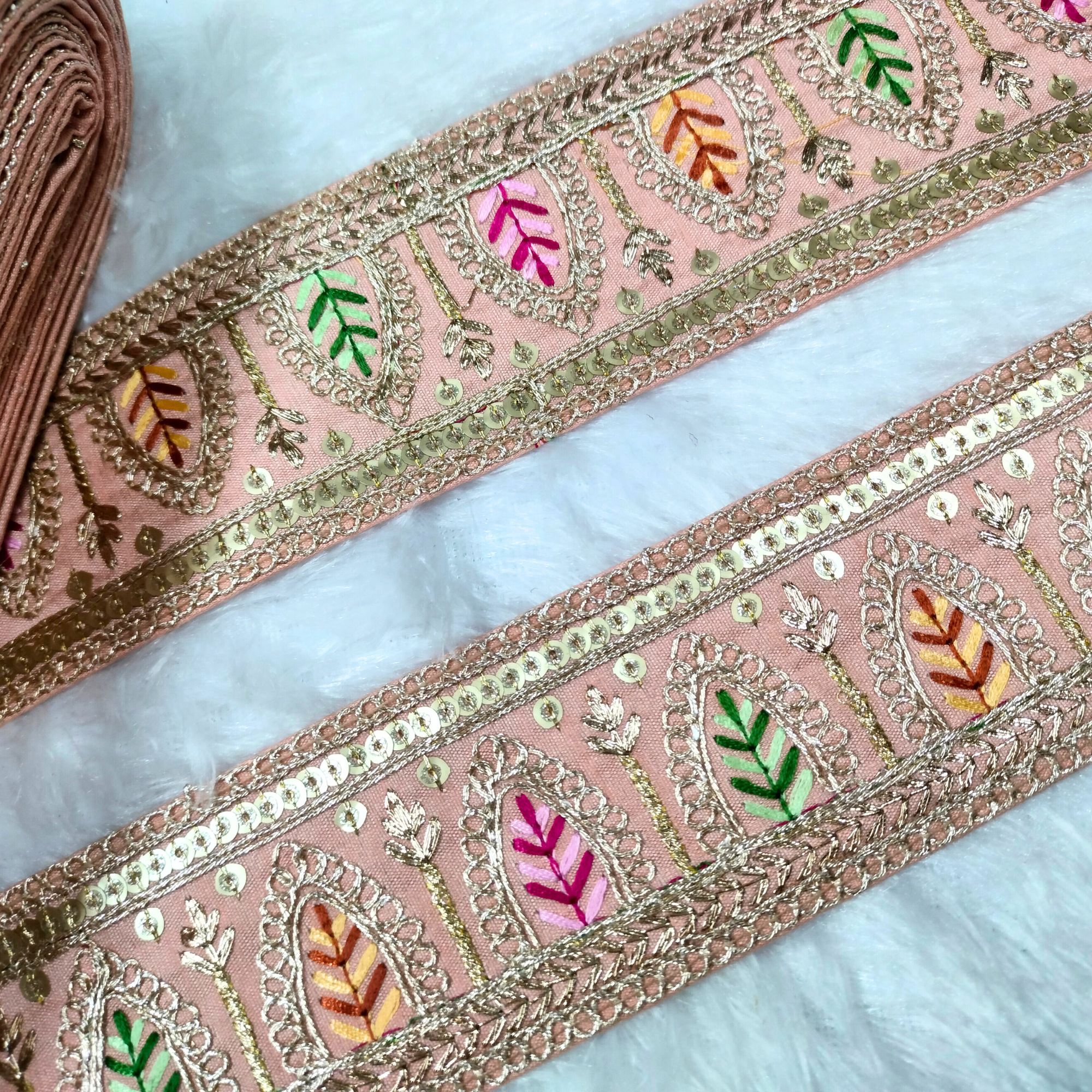 Embellished Multicolor Trim