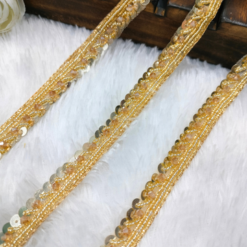 Classic Gold Cutdana & Sequin Lace