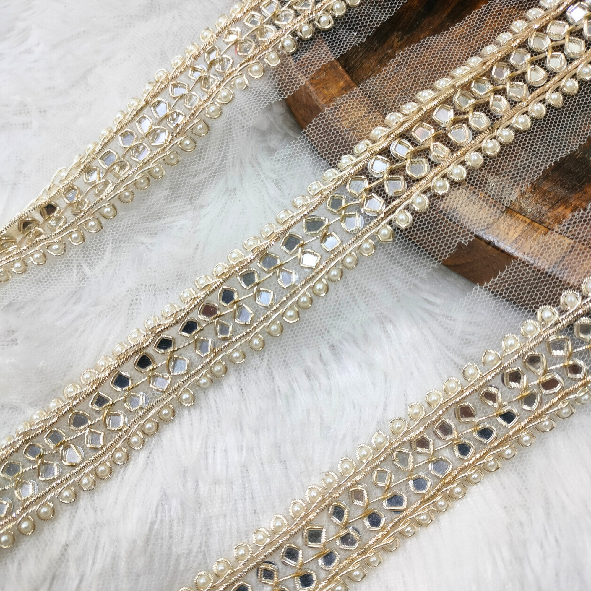 Light Gold Handwork Trim