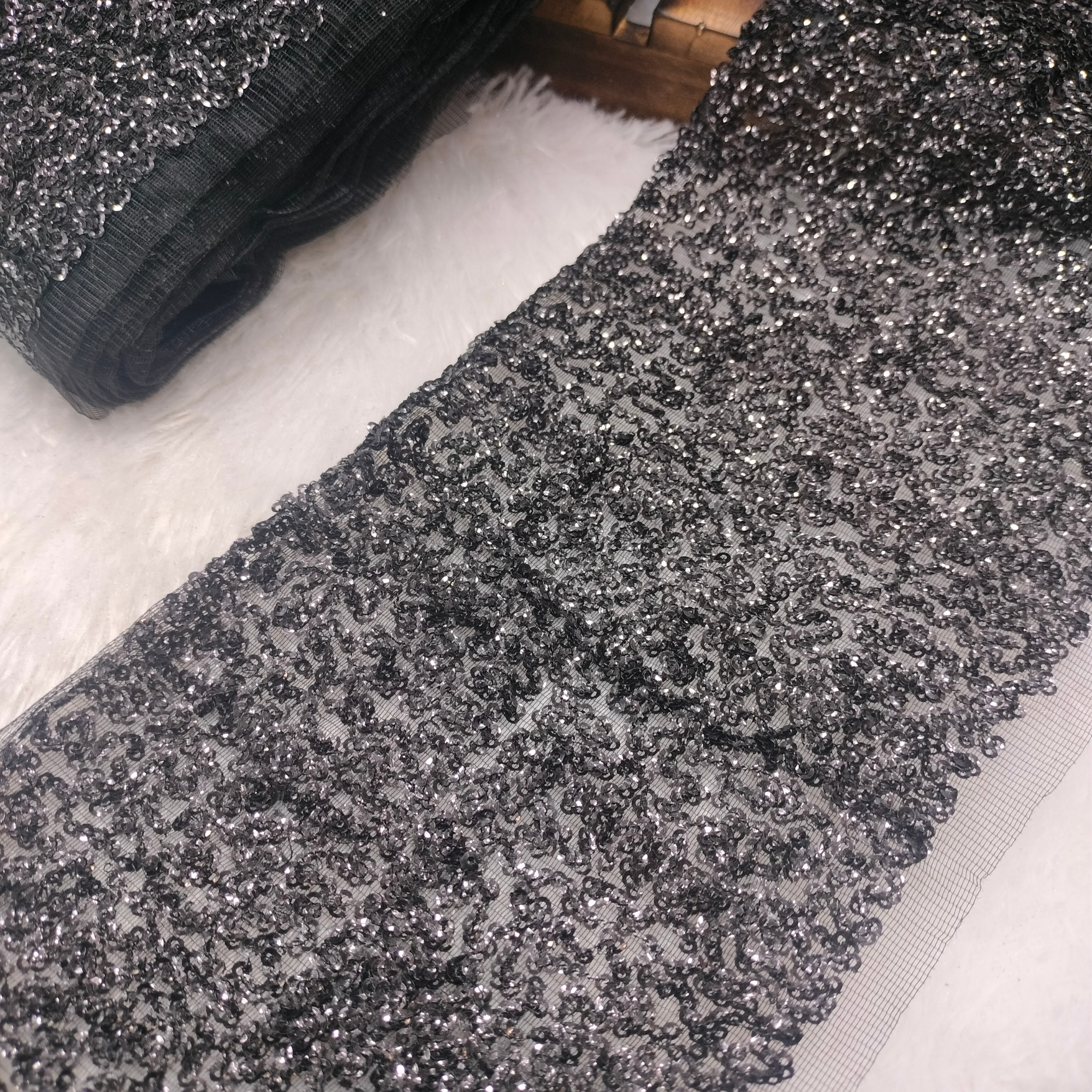 Luxury All-Over Sequin Decorative Lace