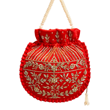 Scarlet Red Potli