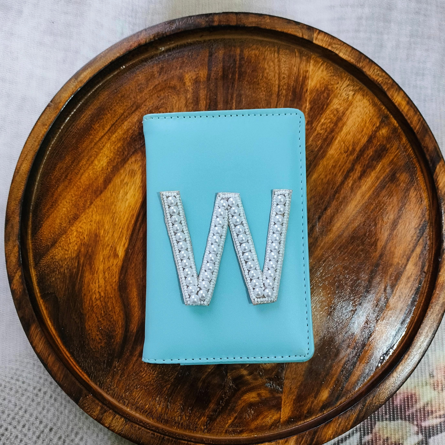 Oceanic Pearl Alphabet 'W' Patch