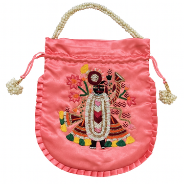 Peach Shreenathji Potli