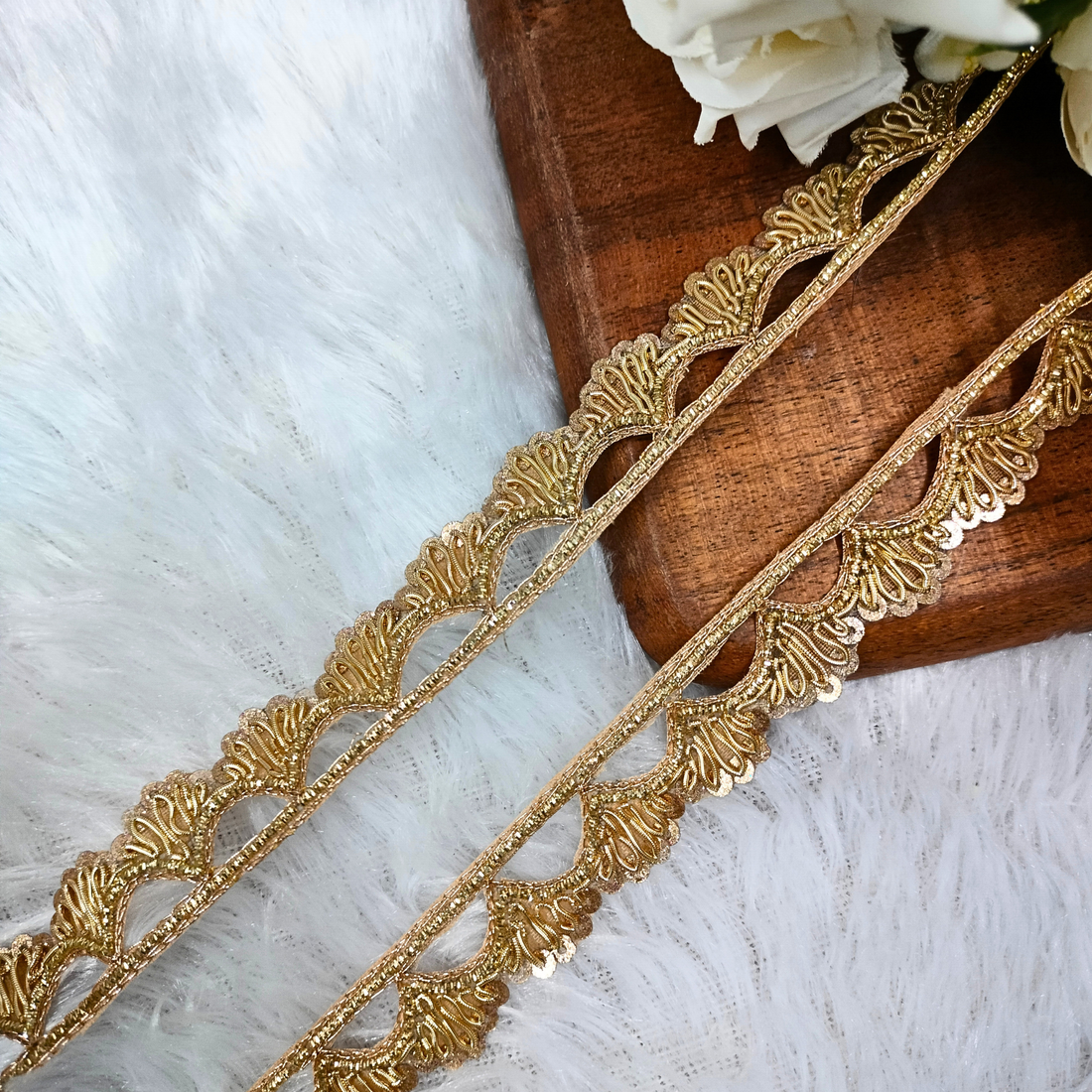 Soft Gold Handwork Trim