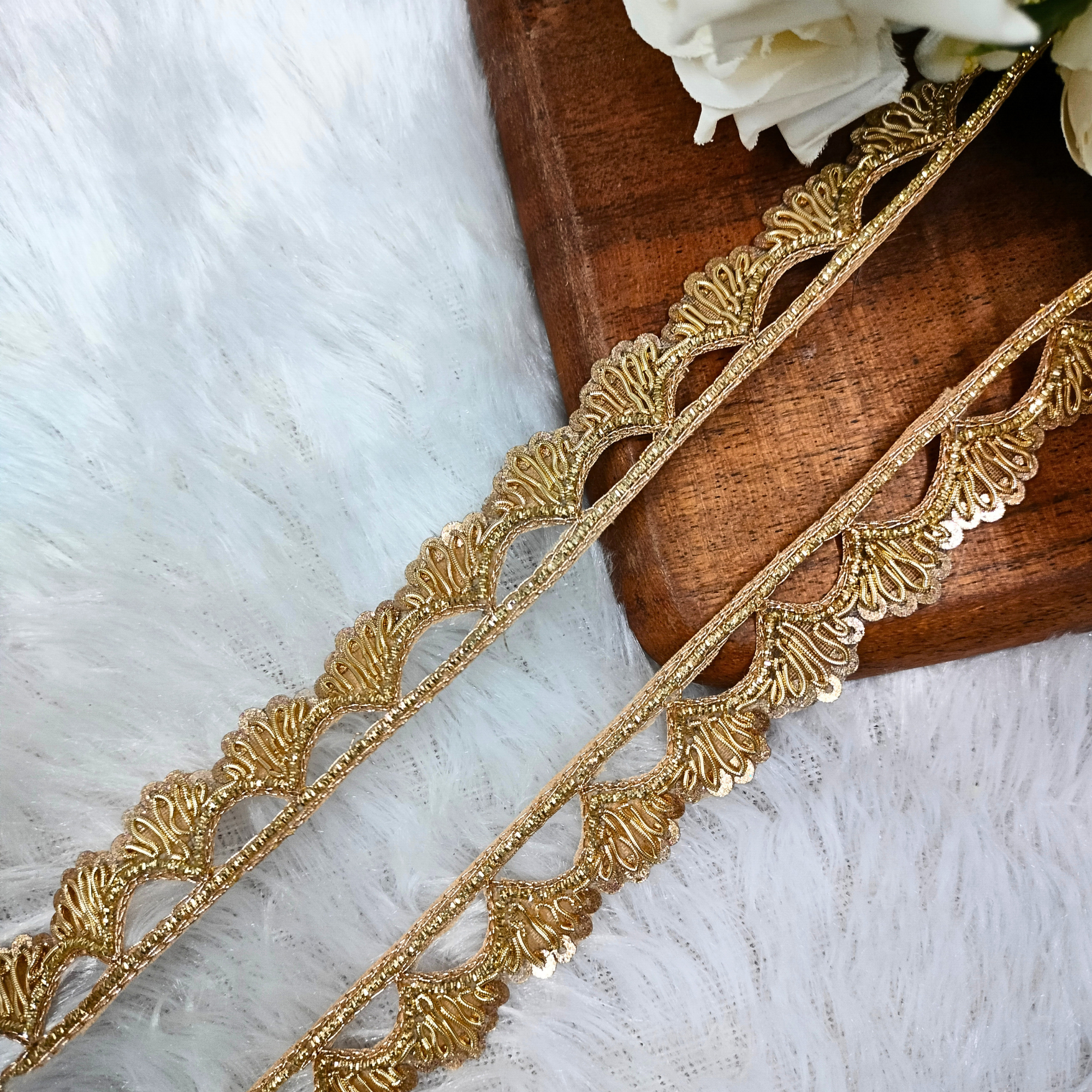Soft Gold Handwork Trim