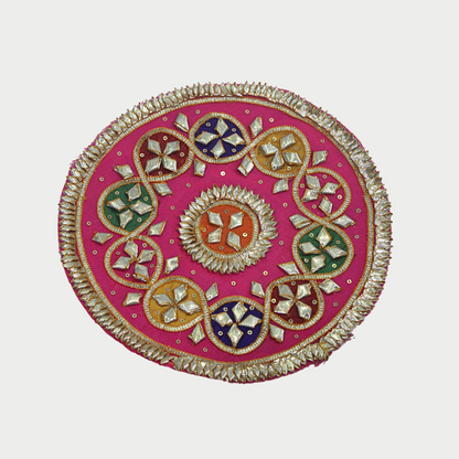 Embellished Pink Gota Patch (6 Pieces)