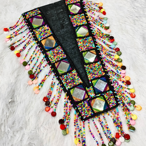 Handmade Multicolor Neck Patch hover image
