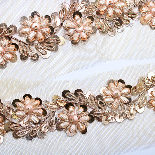 Rose Gold Handwork Trim