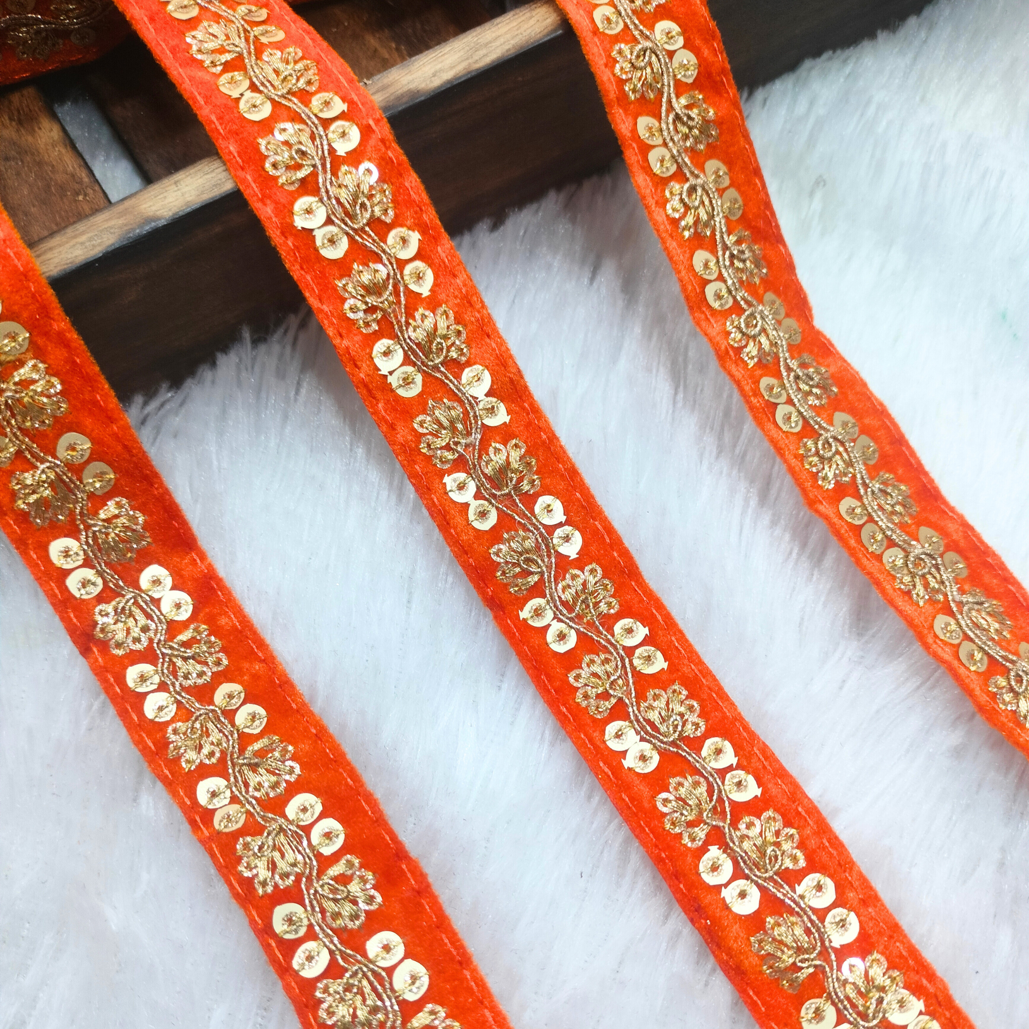 Embellished Sequin Trim