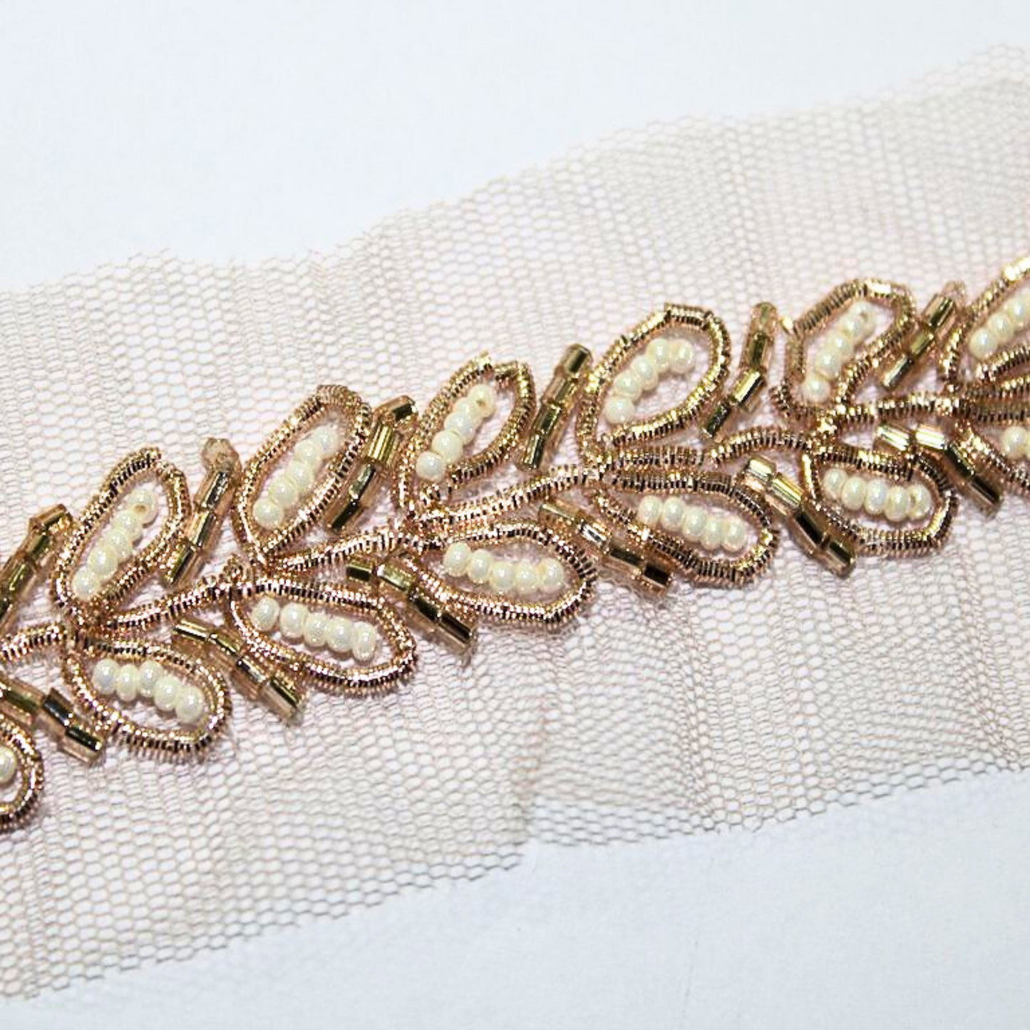 Rose Gold Embellished Border