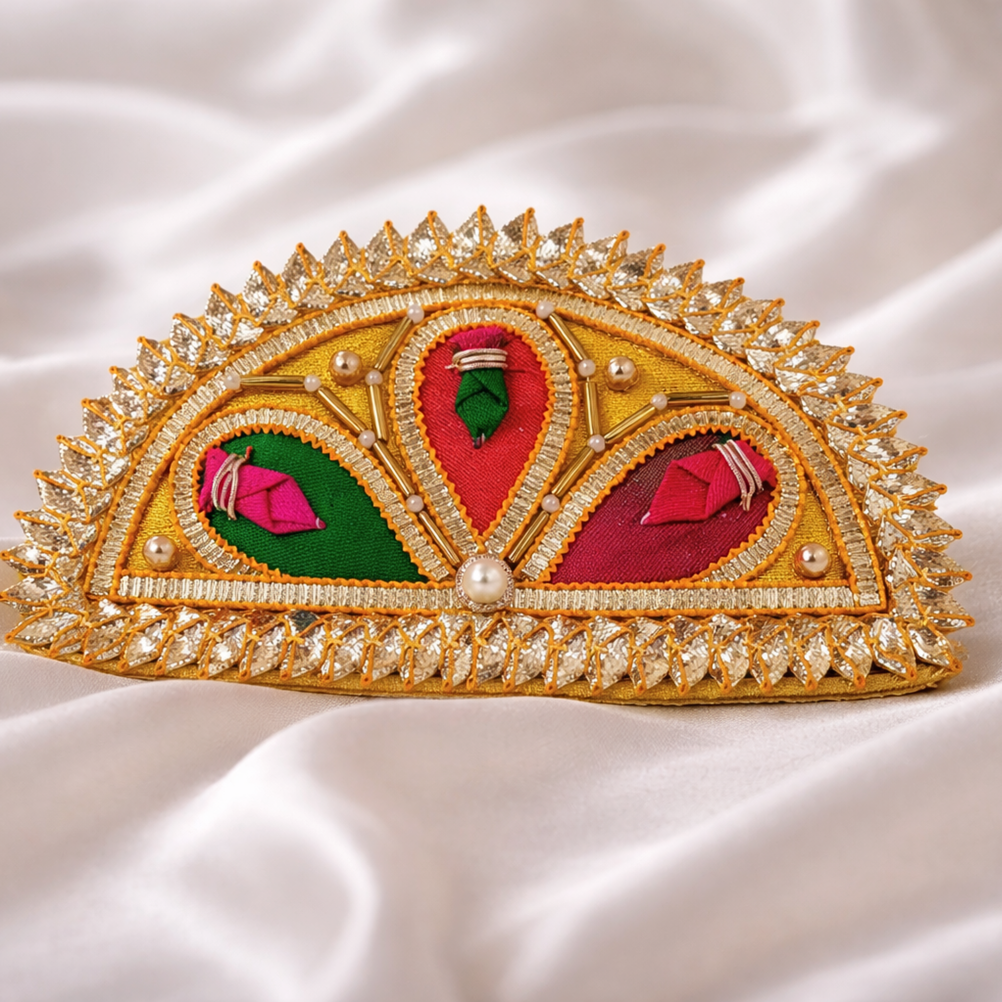 Handcrafted Decorative Embellished Gota Patch (12 Pieces)