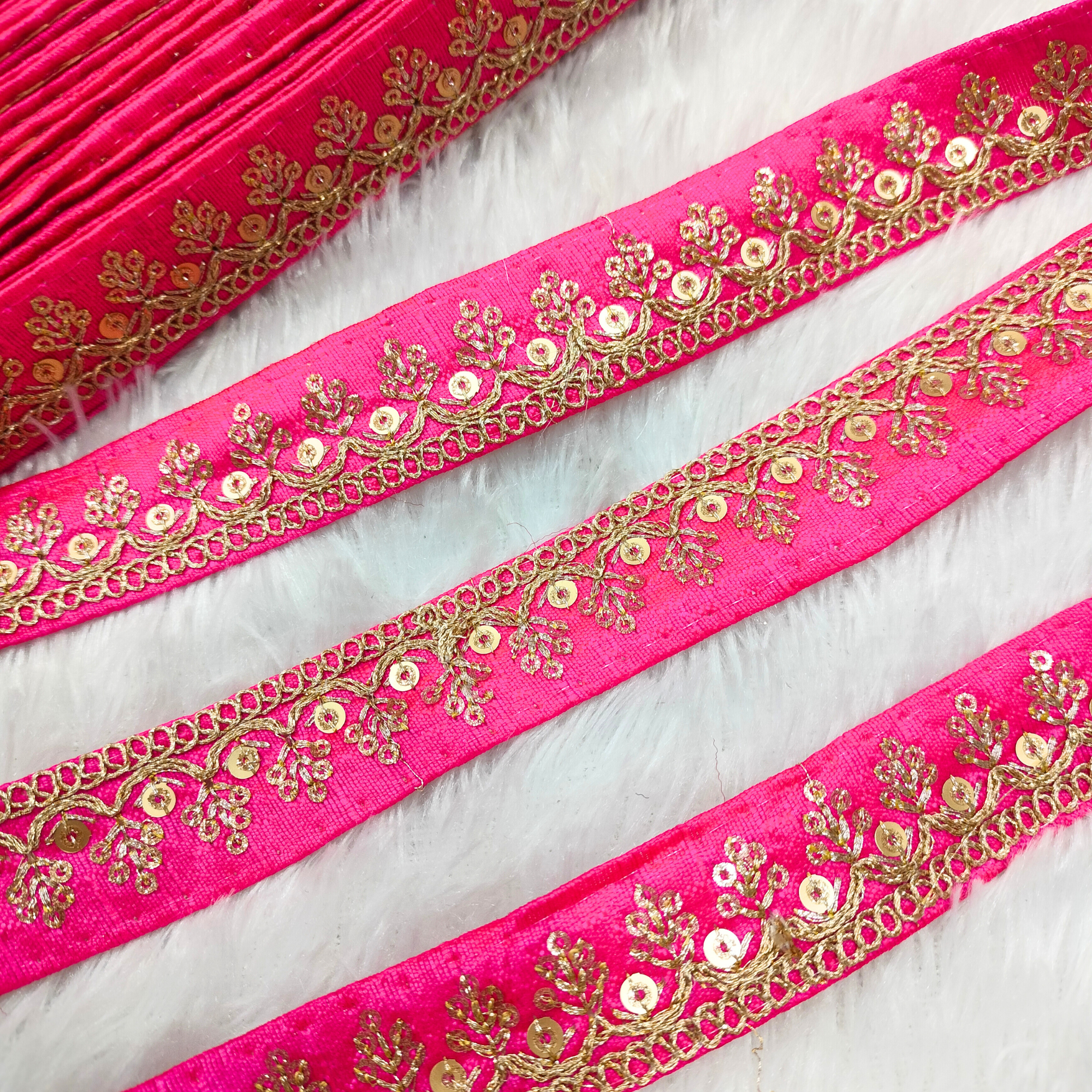 Intricate Floral Sequin Lace