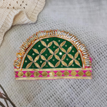 Green Embellished Gota Patch