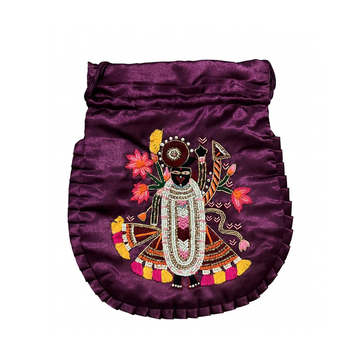 Purple Shreenathji Potli