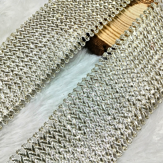 Light Gold Fancy Embroidery Trim