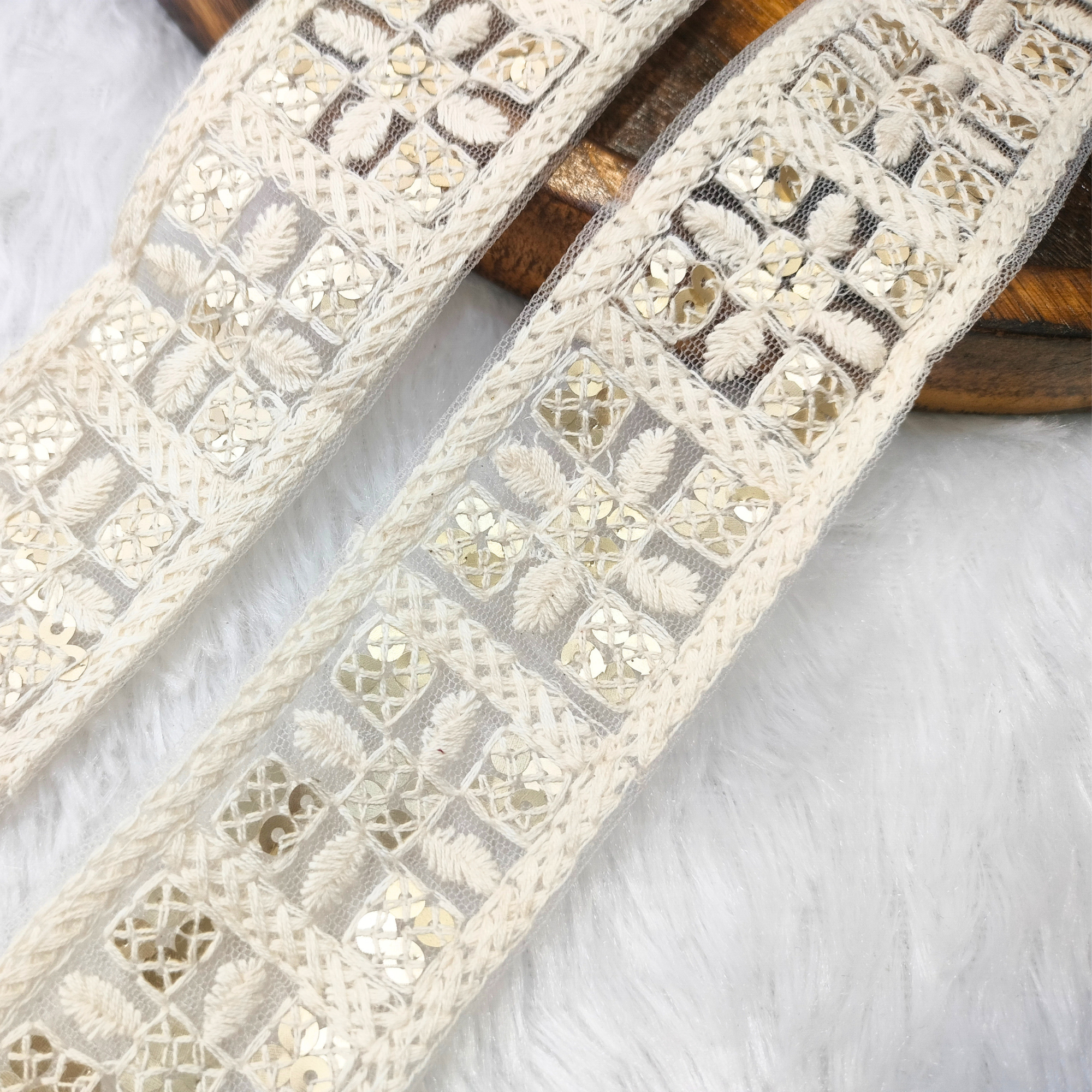 Embellished Thread Trim