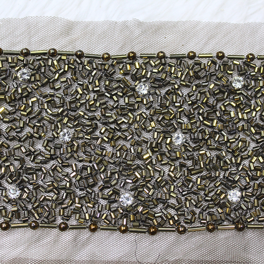 Antique Gold Sequin Trim