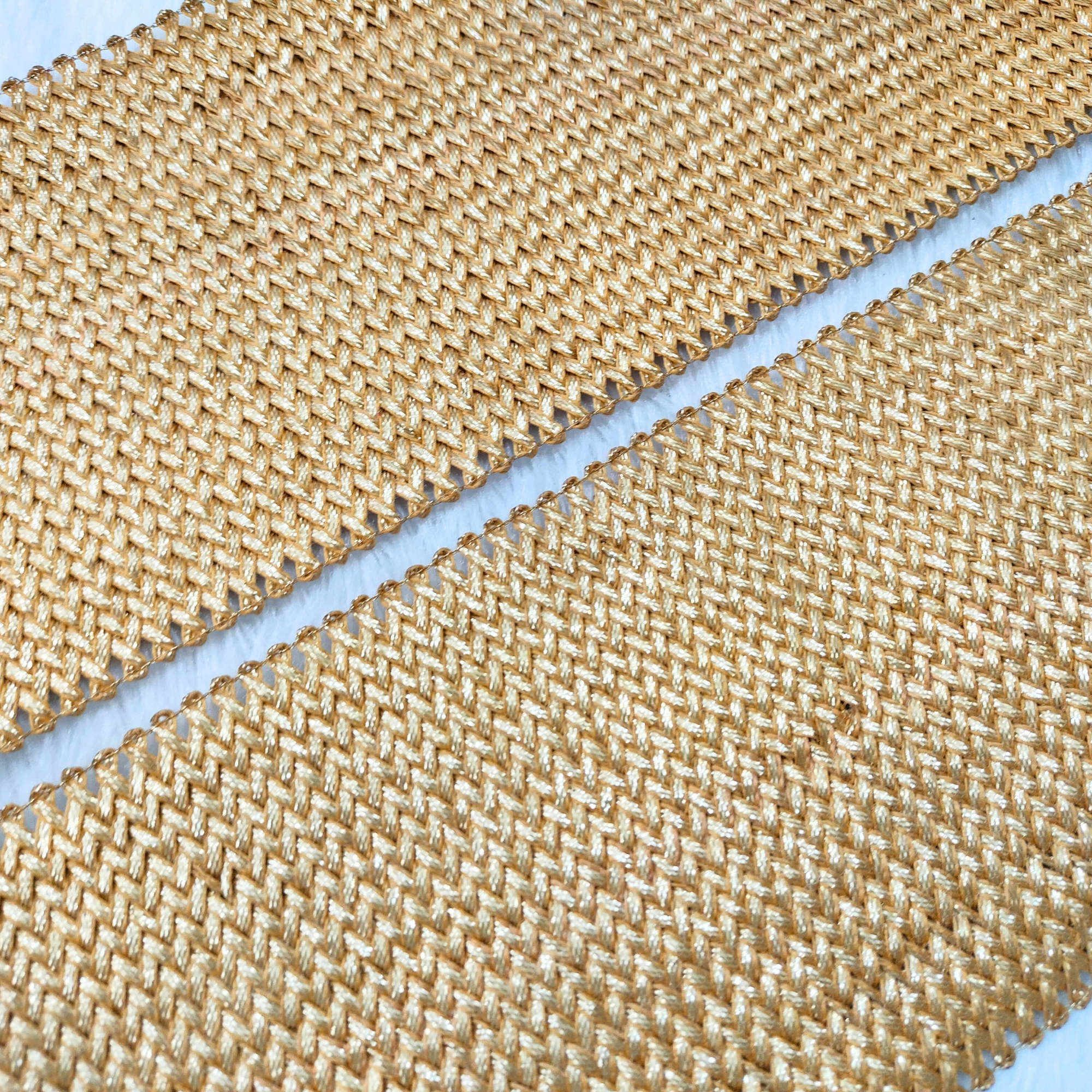 Exquisite Zari Metallic Borders