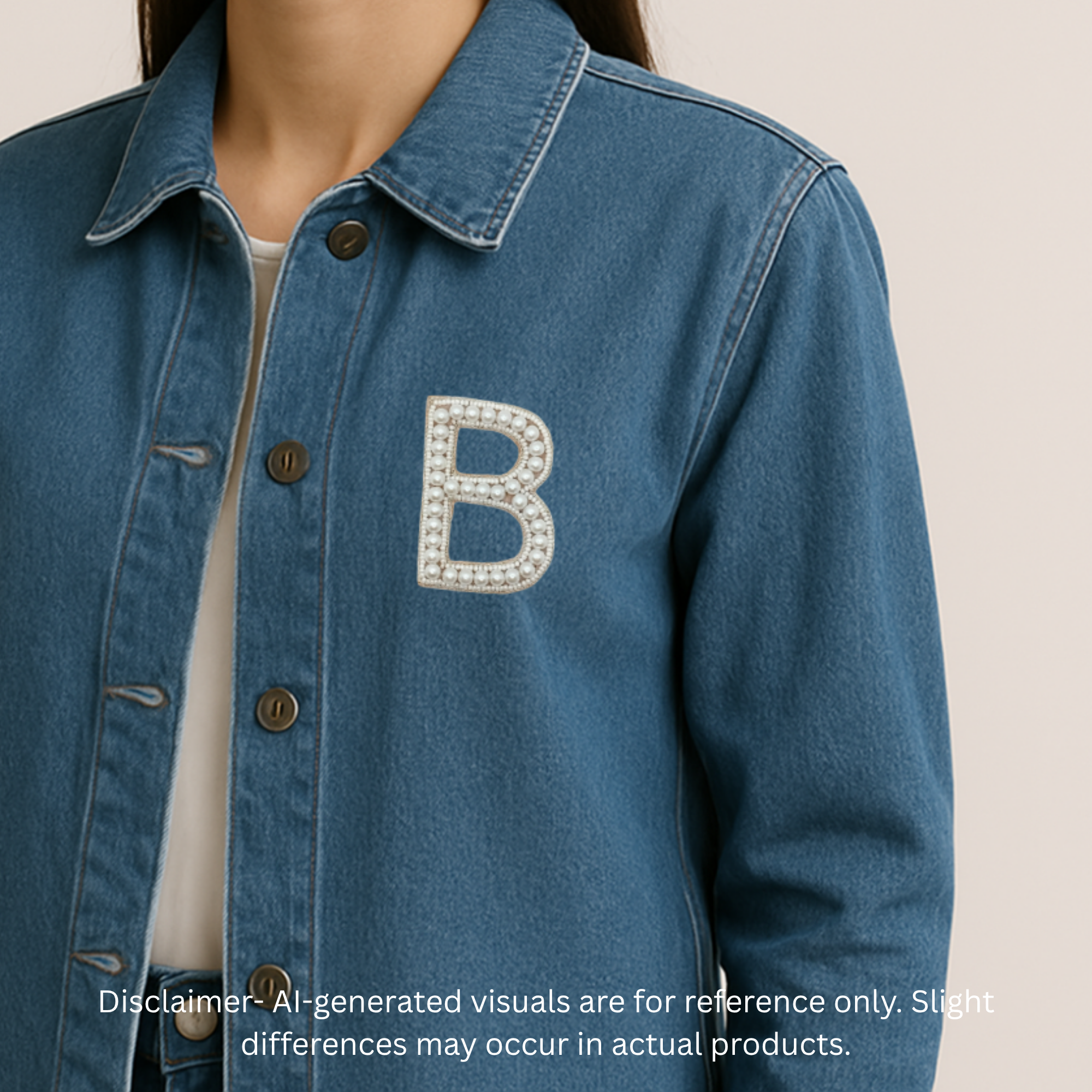 Oceanic Pearl Alphabet 'B' Patch