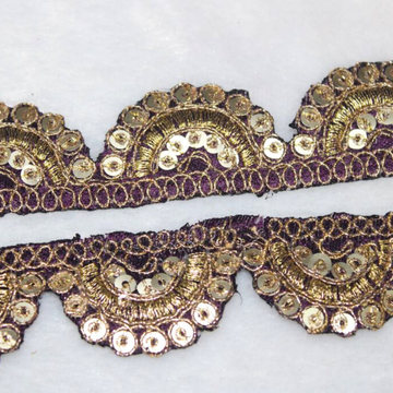 Sequin Half-Moon Lace