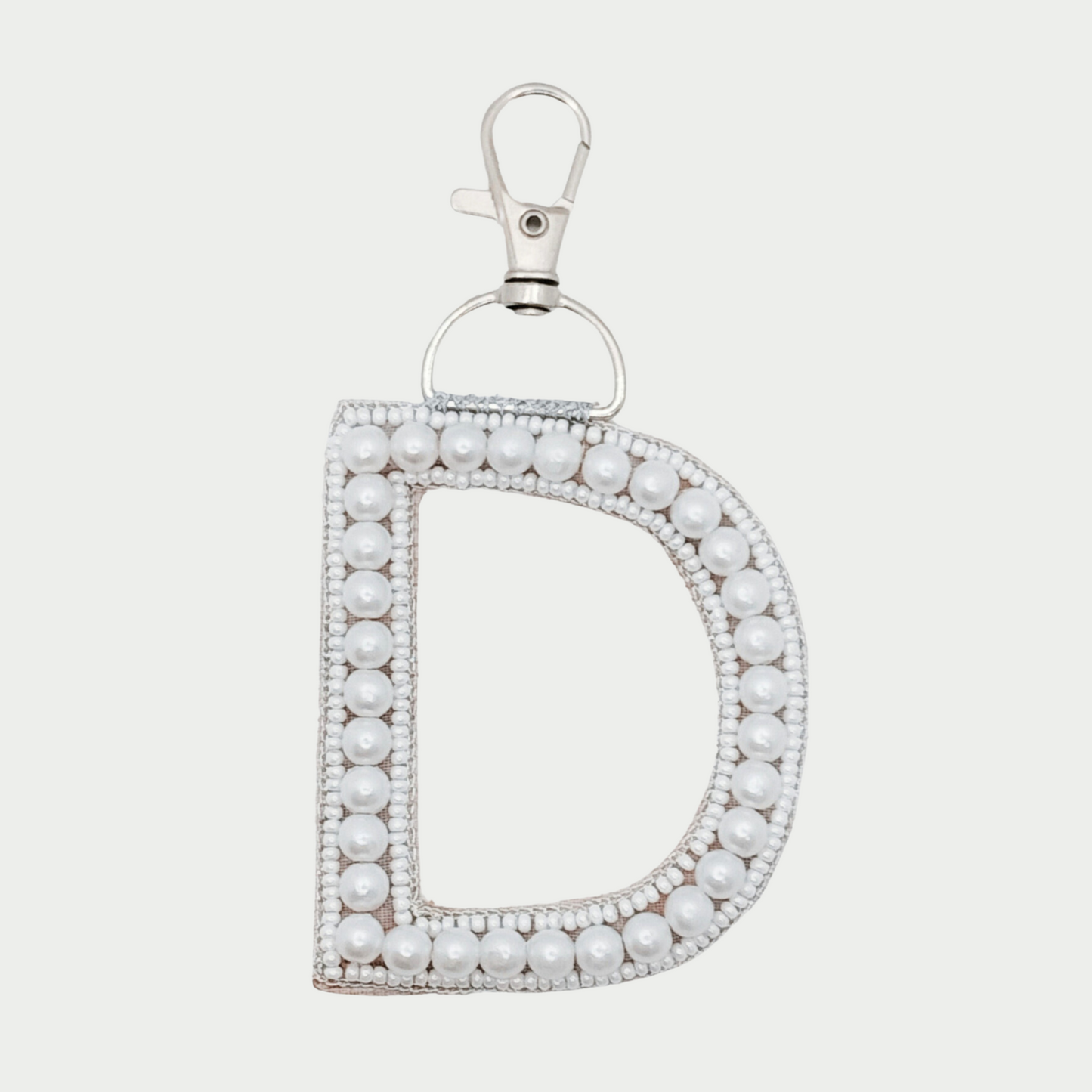 Pearl Monogram 'D' Bag Charm