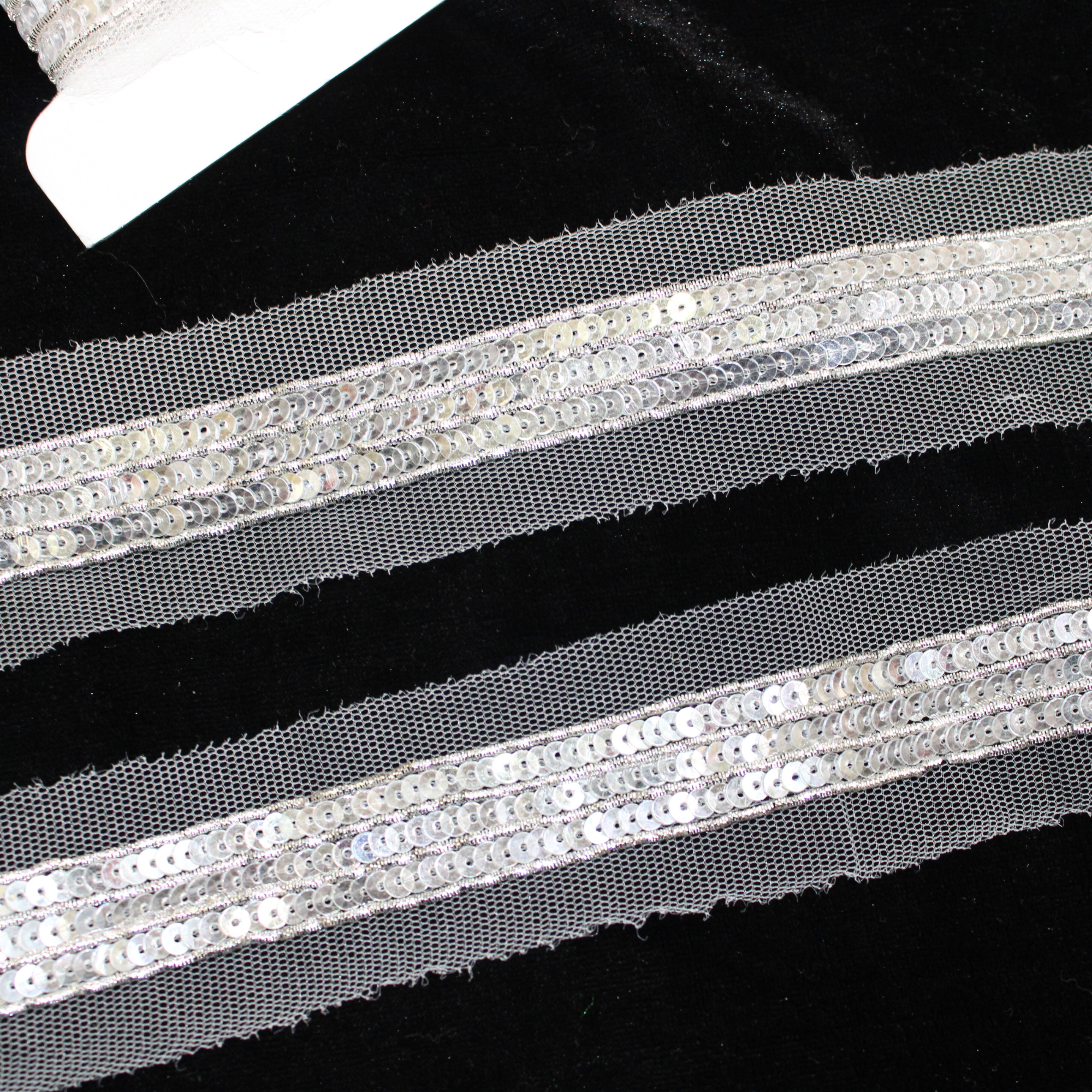 Handcrafted Sequin Embellished Trim