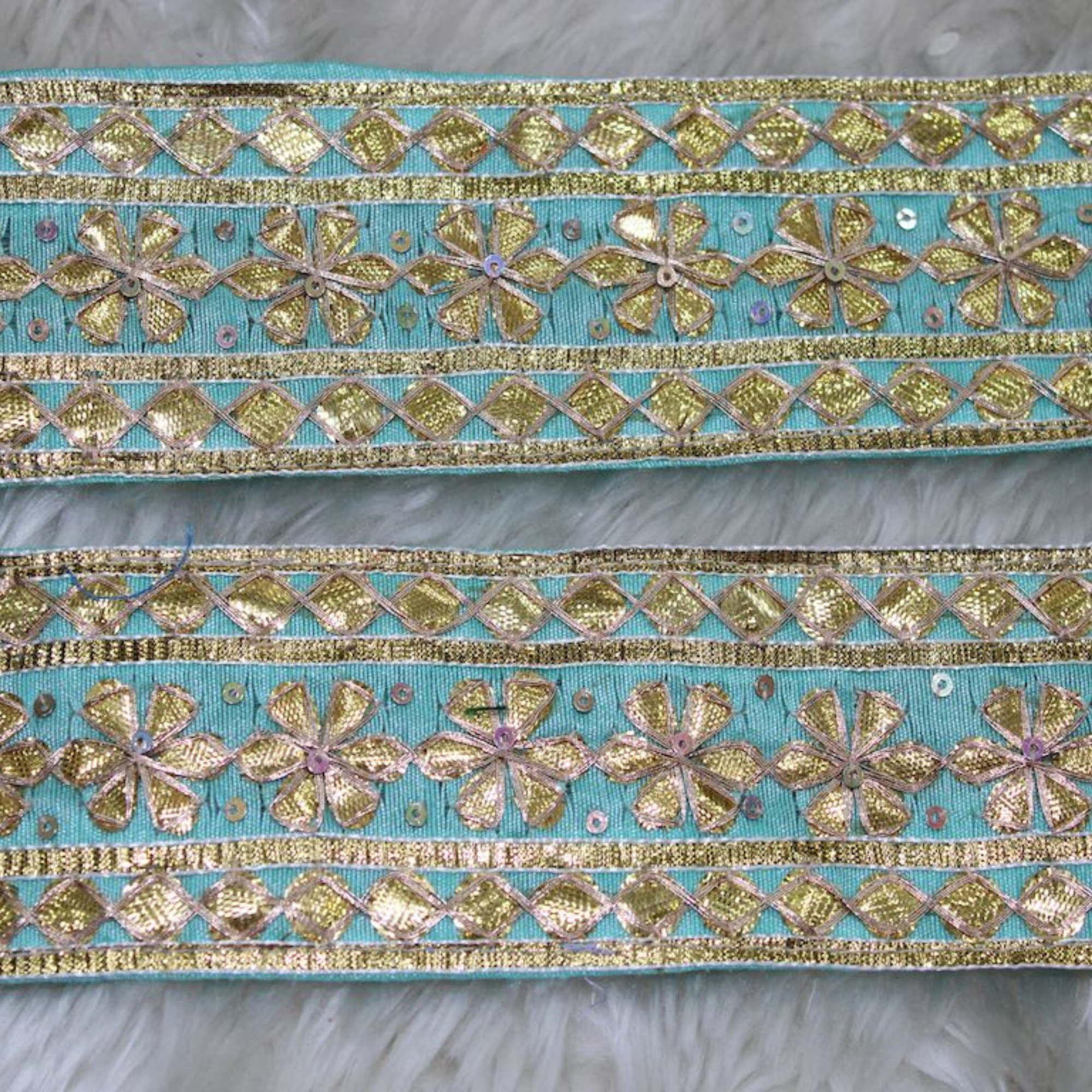 Handwork Floral Gota Trim