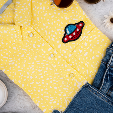 Colorful Space Planet Embroidered Appliqué Patch