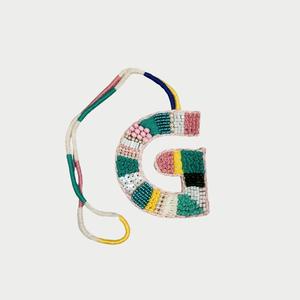 BohoBeadworks Alphabet 'G' Bag Charm hover image
