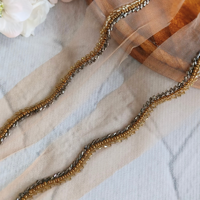 Embellished Cutdana Handwork Lace Border